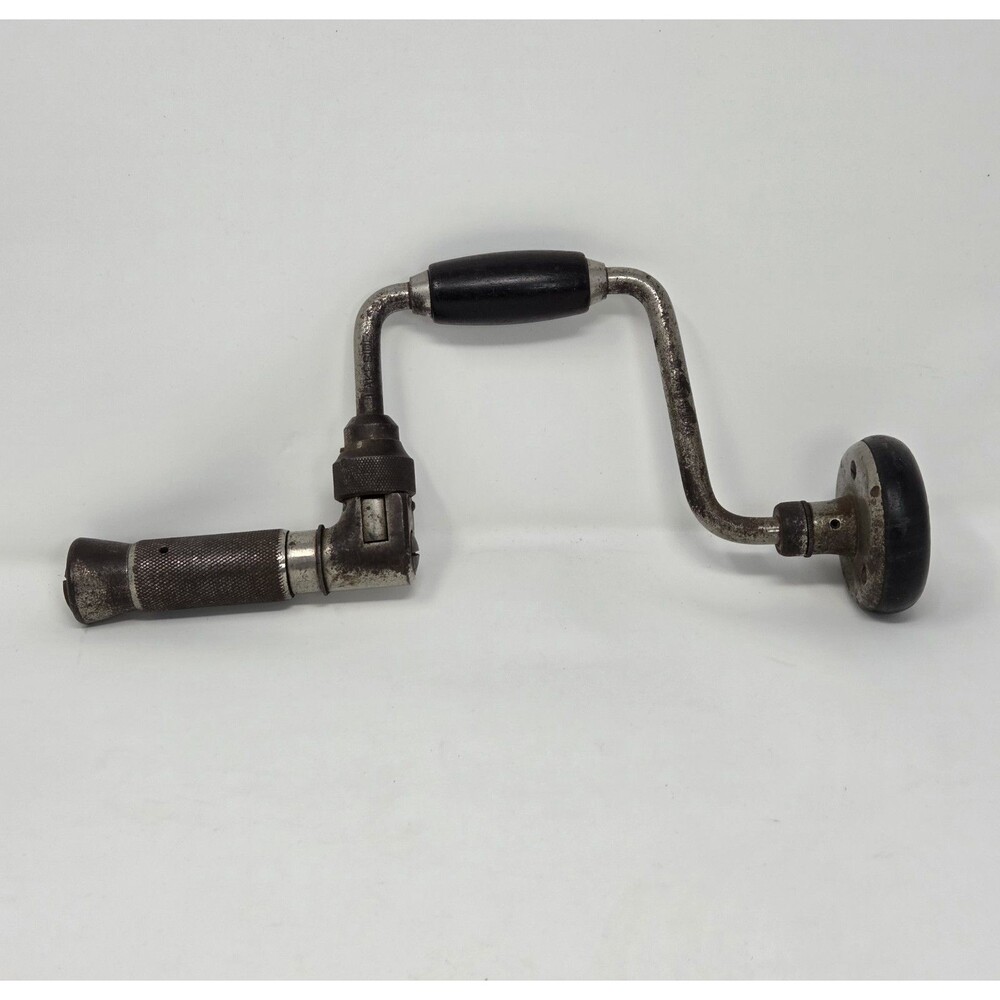 Lakeside Montgomery Ward Hand Brace Drill Angle Attachment USA Vintage Antique